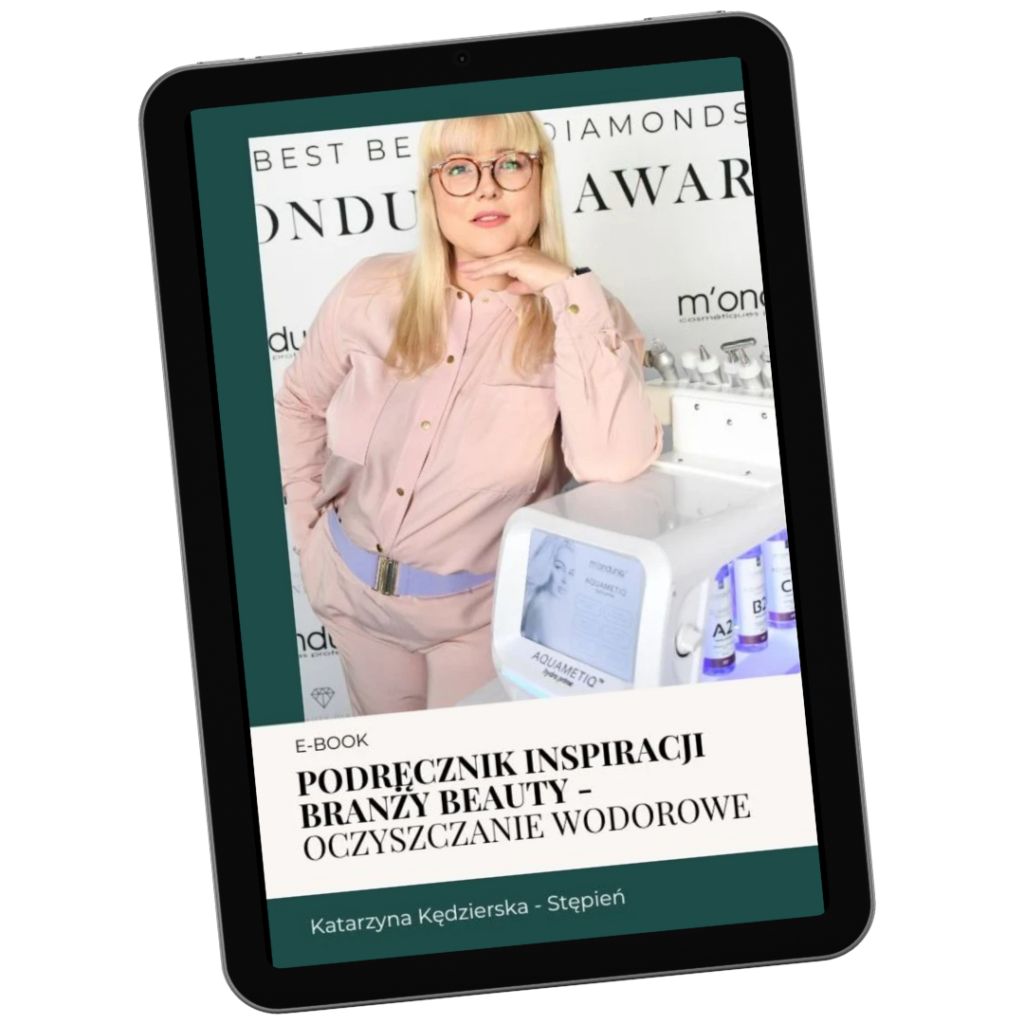 E-book Podręcznik inspiracji branży Beauty - oczyszczanie wodorowe.